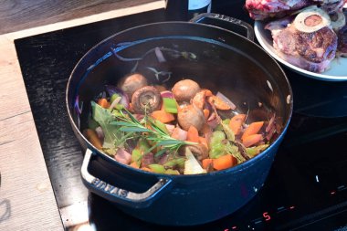 Lezzetli yiyeceklerin yakın görüntüsü