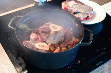 Lezzetli bir yemeğin yakın çekimi.