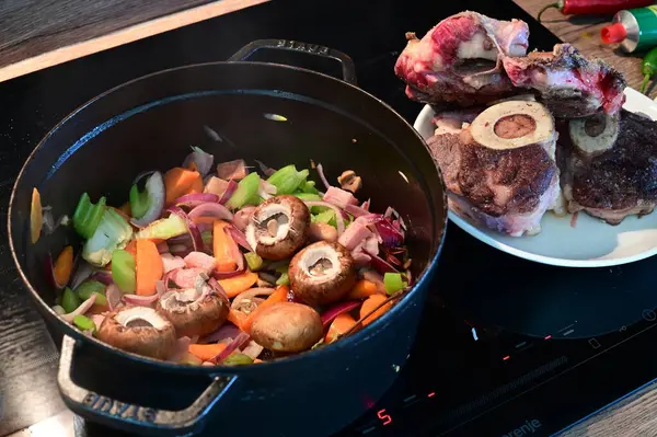 Lezzetli bir yemeğin yakın çekimi.