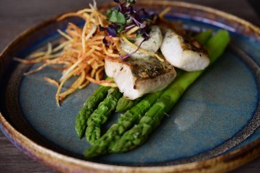 Lezzetli yiyeceklerin yakın görüntüsü