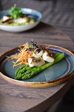 sebzeli ızgara somon fileto