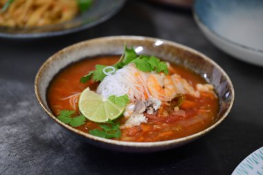 Asya 'daki Çin yemeklerini kapatın.