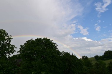 Gökyüzünde gökkuşağı