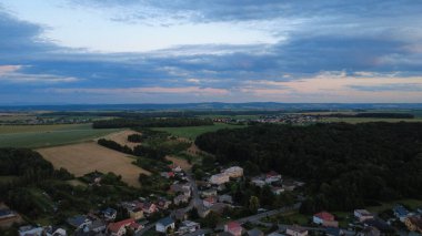 Eski şehrin havadan görünüşü