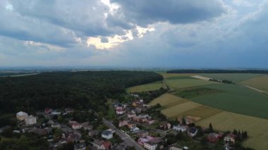 Yukarıdan kırsal görünüm