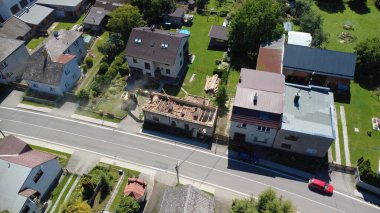 Eski şehrin havadan görünüşü