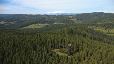 Dağların güzel manzarası