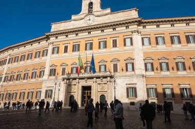 Monte Citorio Sarayı, İtalya Parlamento Binası. Roma, İtalya 