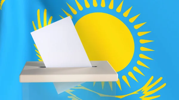 Prázdné Hlasování Prostorem Pro Text Nebo Logo Vhozeno Volební Urny Stock Obrázky
