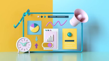 Finans piyasaları, yatırımlar, veri analizleri, pazarlama, web geliştirme ve e-pazarlama. 3B görüntüleme
