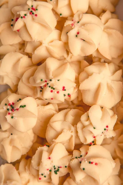 Butter Cookies Chocolate Nuts — Stock Photo, Image