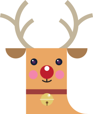 Noel elementi çizimi, yeni yıl, düz, tasarım