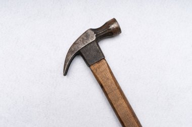 Various household tools such as hammer and tape measure screwdriver