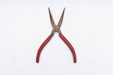 Various household tools such as hammer and tape measure screwdriver