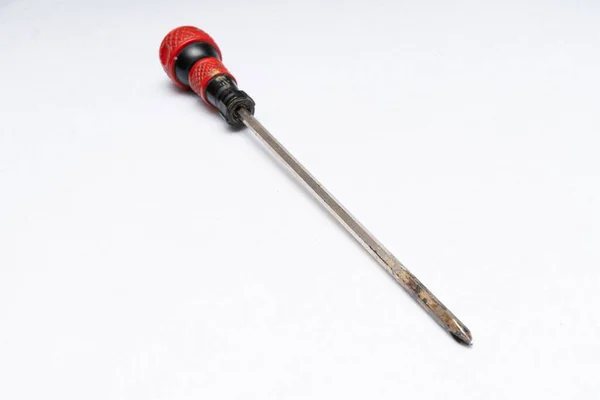 stock image Various household tools such as hammer and tape measure screwdriver