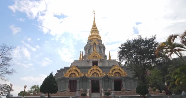 Sinakarintra Stit Mahasantikhiri Pagoda Wat Santikhiri Doi Mae Salong Provincia — Vídeos de Stock