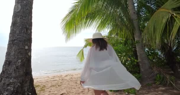 Plaj Tatillerinde Tatillerde Yaz Yaşam Tarzında Rahatlayan Kadınlar — Stok video