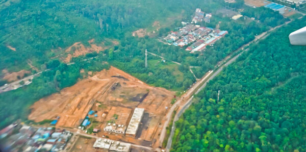 aerial view of Batam City, Riau Islands
