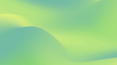 Gradyan bulanık dalgalı yeşil sarı soyut arkaplan