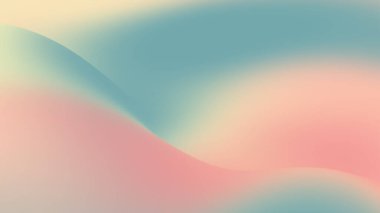 Gradyan bulanık pastel şeftali yeşil soyut arkaplan