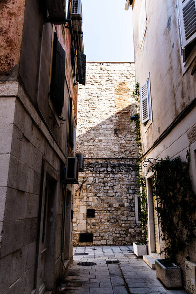 Streets inside Diocletian's Palace. Split, Croatia.