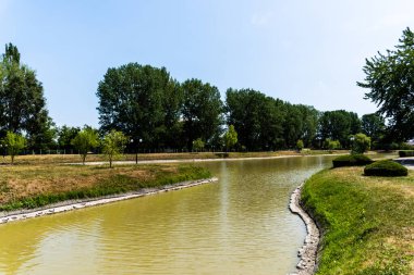 Chindia park, former royal garden. Targoviste, Romania.