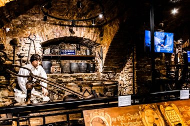 SIGHISOARA, ROMANIA - 23 Eylül 2022: Loncalar Müzesi (Muzeul casa breslelor).