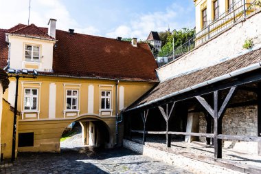 Saat Kulesi Geçidi ya da Yaşlı Kadınlar Geçidi. Sighisoara, Romanya.