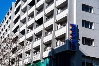 BUCHAREST, ROMANIA - 19 Mart 2023 Radisson 'daki Park Inn Oteli.