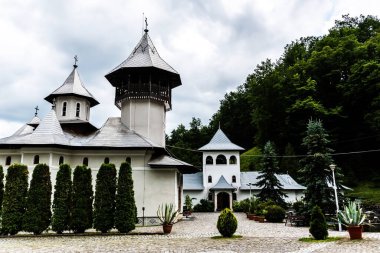 Crisan Ortodoks Manastırı veya Vaca Manastırı. Ribita, Hunedoara ilçesi, Romanya.