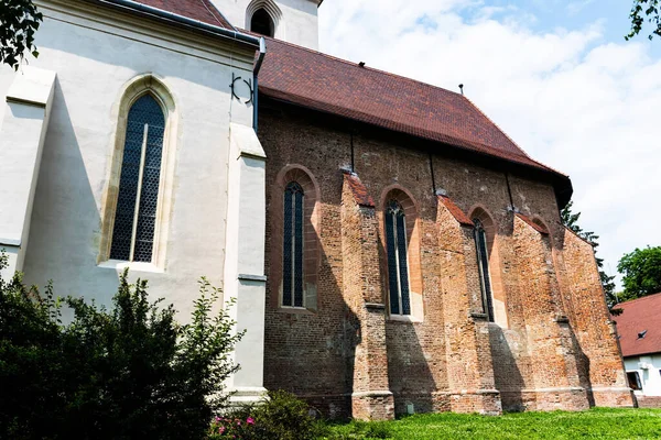 stock image The Fortress Church or the Big Church. The medieval fortress of Targu Mures, Romania.