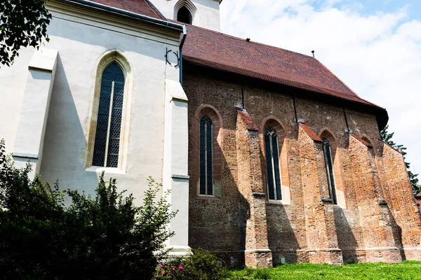 Fortress Church Big Church Het Middeleeuwse Fort Van Targu Mures — Stockfoto