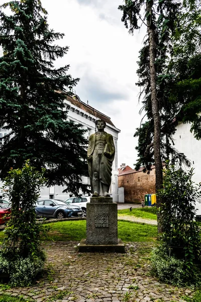 Targu Mures Roménia Junho 2023 Estátua Korosi Csoma Sandor Filóloga — Fotografia de Stock