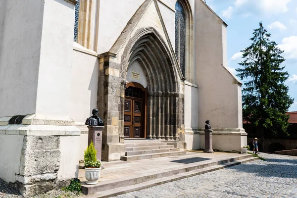 Targu Mures Rumunsko Června 2023 Pevnostní Kostel Nebo Velká Církev — Stock fotografie