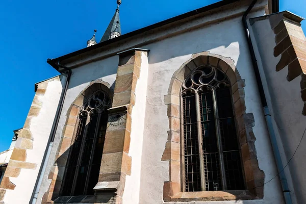 Reghin Roemenië Juni 2023 Reghin Lutherse Kerk Evangelische Kerk — Stockfoto