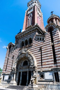 PLOIESTI, ROMANIA - 30 Nisan 2023: Ploiesti 'deki Aziz John Katedrali.