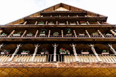 Tanrı 'nın Annesi' nin Korunma Manastırı. Suceava ilçesi, Bucovina. Dorna-Arini, Romanya.