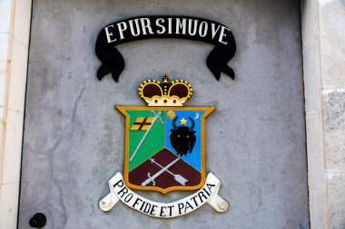 CAMPINA, ROMANIA - 24 Eylül 2023: Iulia Hasdeu Şatosu bir şato biçimindeki mimari bir hevestir. Müze, Bogdan Petriceicu Hasdeu 'nun kızı Iulia Hasdeu' nun anısına inşa edildi..