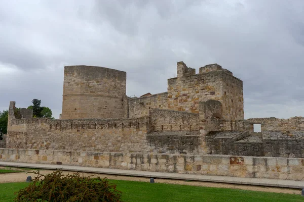 Вид Замок Самора Іспанія — стокове фото