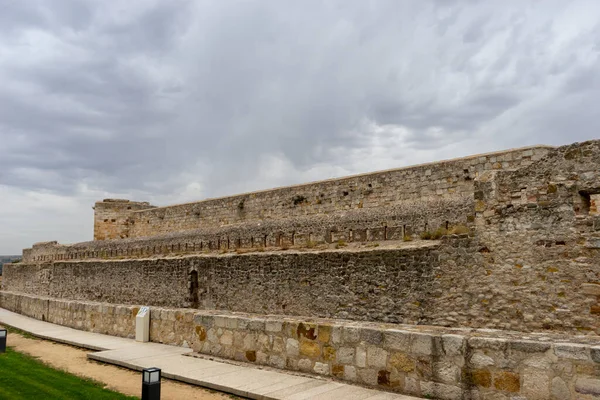 Vista Para Castelo Zamora Espanha — Fotografia de Stock