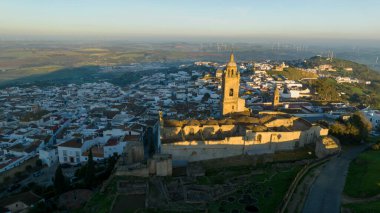 view of the sunrise in the municipality of Medina Sidonia, in the province of Cadiz, Spain