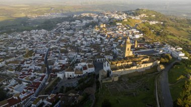 view of the sunrise in the municipality of Medina Sidonia, in the province of Cadiz, Spain