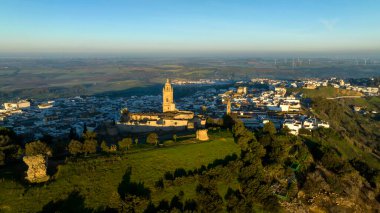 view of the sunrise in the municipality of Medina Sidonia, in the province of Cadiz, Spain