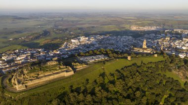view of the sunrise in the municipality of Medina Sidonia, in the province of Cadiz, Spain