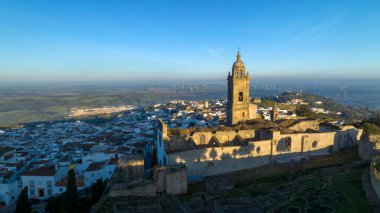 view of the sunrise in the municipality of Medina Sidonia, in the province of Cadiz, Spain