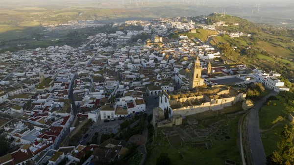 view of the sunrise in the municipality of Medina Sidonia, in the province of Cadiz, Spain