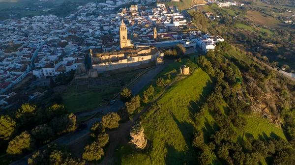 view of the sunrise in the municipality of Medina Sidonia, in the province of Cadiz, Spain