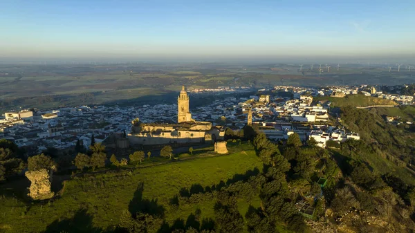 view of the sunrise in the municipality of Medina Sidonia, in the province of Cadiz, Spain