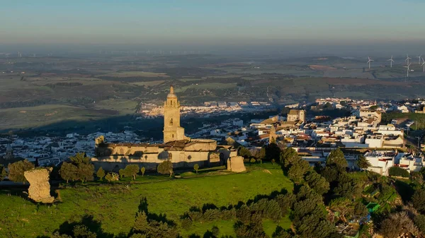 view of the sunrise in the municipality of Medina Sidonia, in the province of Cadiz, Spain
