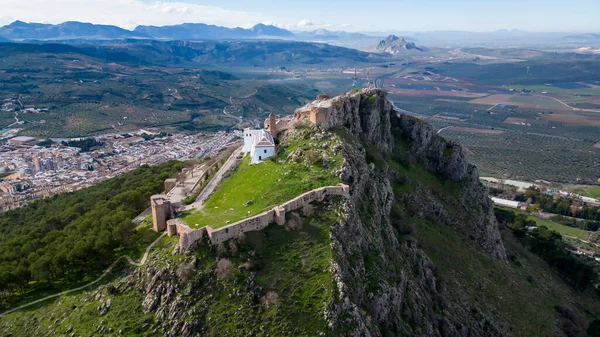 スペイン マラガ県のアルキドーナ城の眺め — ストック写真